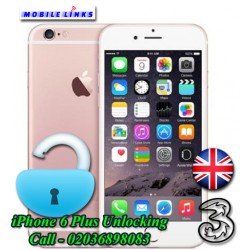 iPhone 6 Plus Unlocking - 3 Network UK